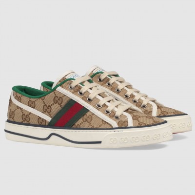 Gucci Women's Tennis 1977 Sneakers In Beige GG Canvas TDSS26410