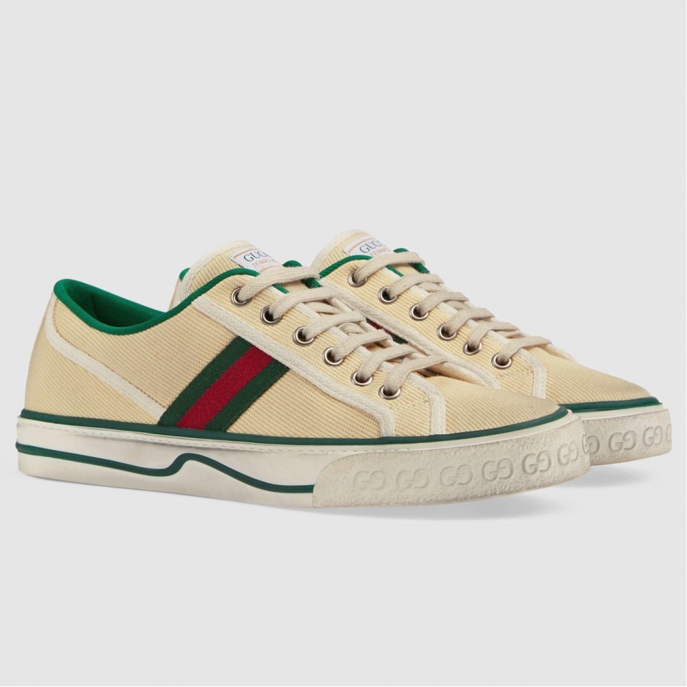 Gucci Women's Tennis 1977 Sneakers in Cotton with Web TDSS26411