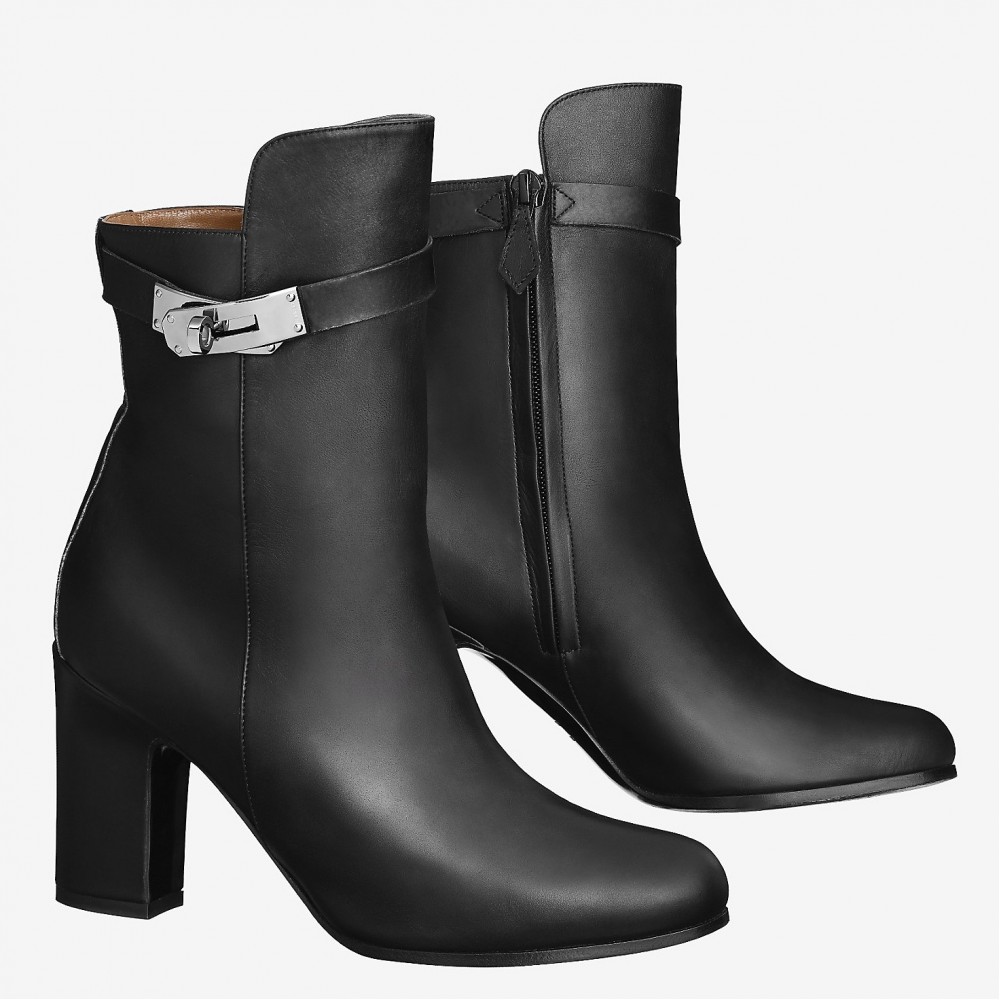 Hermes Black Joueuse Ankle Boots TDSS13061