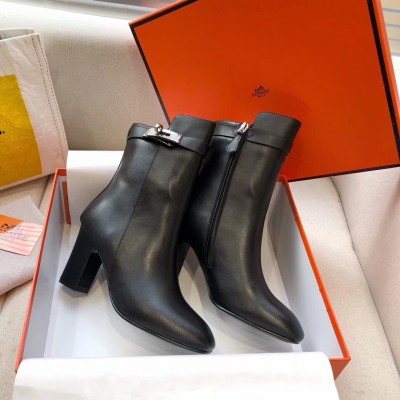 Hermes Black Joueuse Ankle Boots TDSS13061