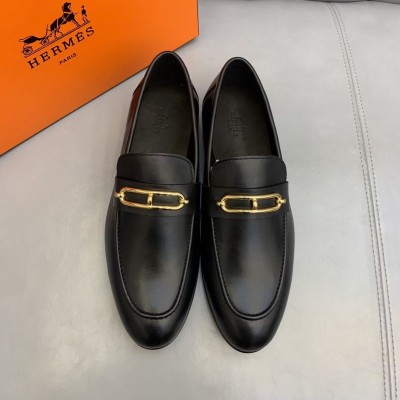 Hermes Colette Loafers In Black Calfskin TDSS13177