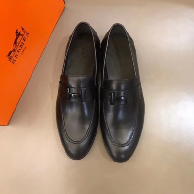 Hermes Paris Loafers In Black Calfskin TDSS13231