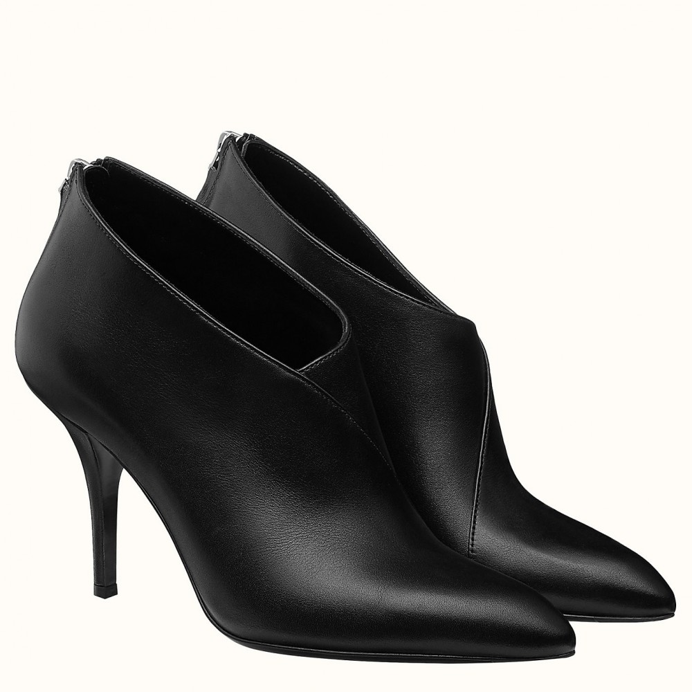 Hermes Virginia Ankle Boot In Black Leather TDSS13424