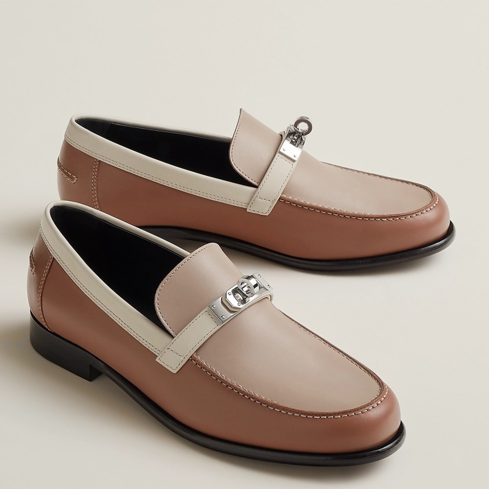 Hermes Destin Loafers in Multicolor Leather TDSS13452