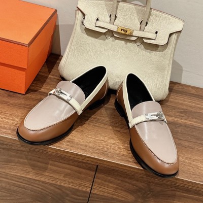 Hermes Destin Loafers in Multicolor Leather TDSS13452