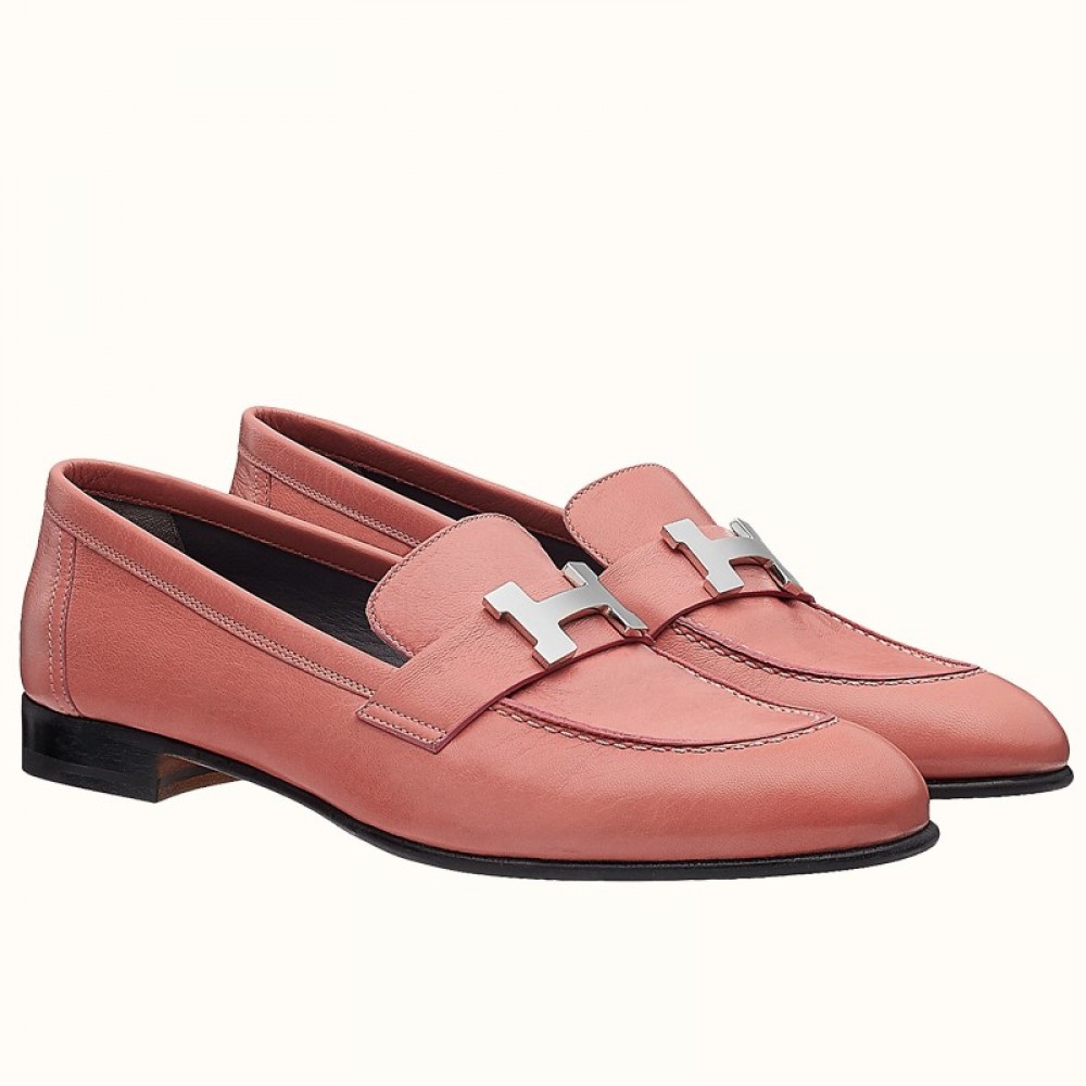 Hermes Paris Loafers In Pink Goatskin TDSS13481