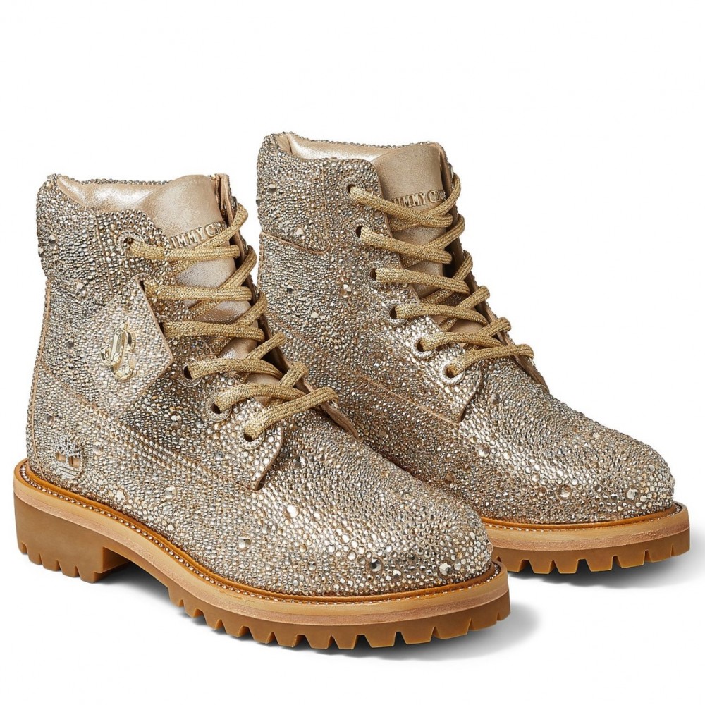 Jimmy Choo JC X TIMBERLAND/F Boots with Crystal Hotfix TDSS13529