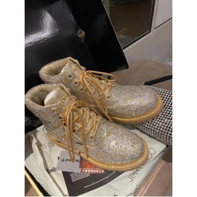 Jimmy Choo JC X TIMBERLAND/F Boots with Crystal Hotfix TDSS13529