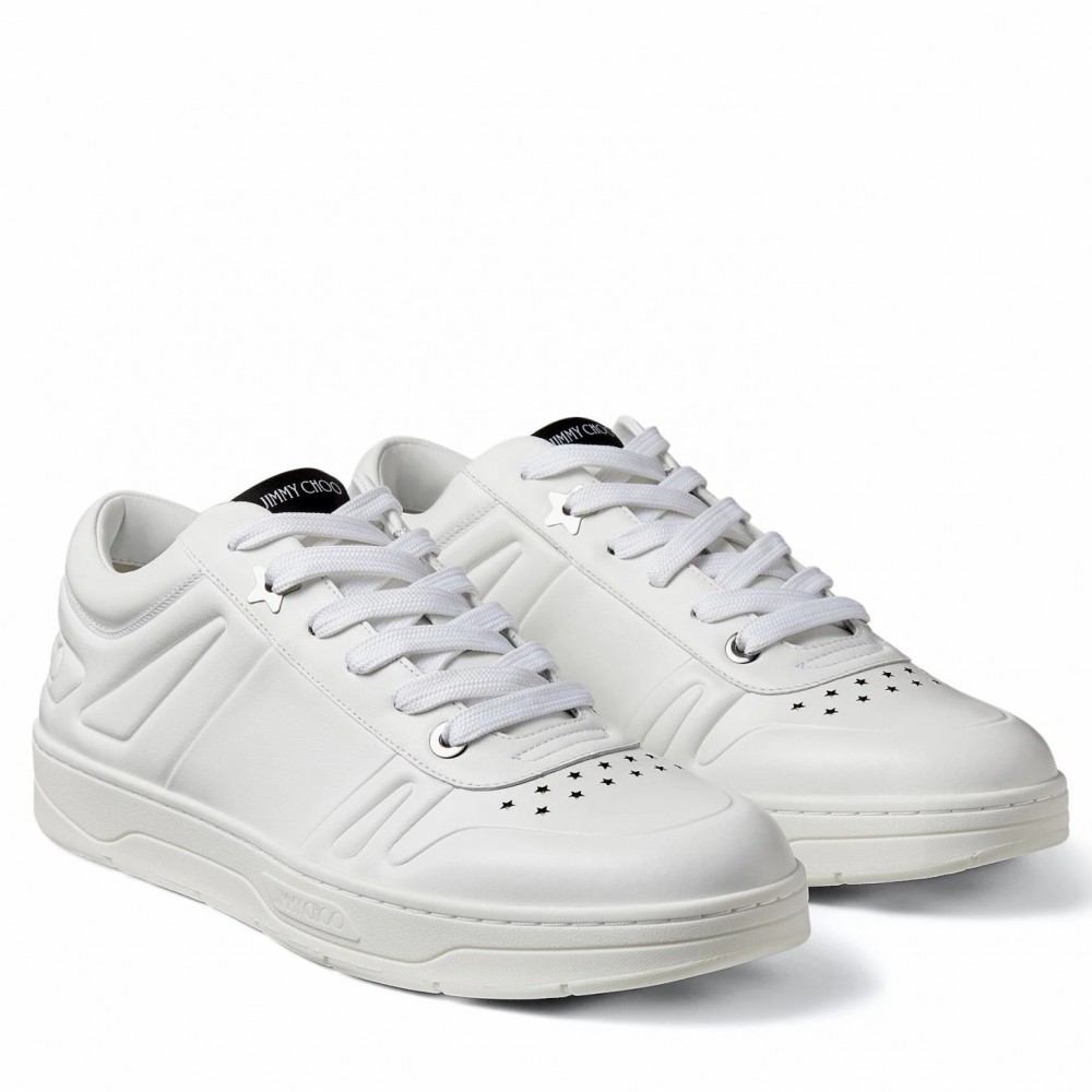 Jimmy Choo Hawaii Sneakers In White Leather TDSS13548