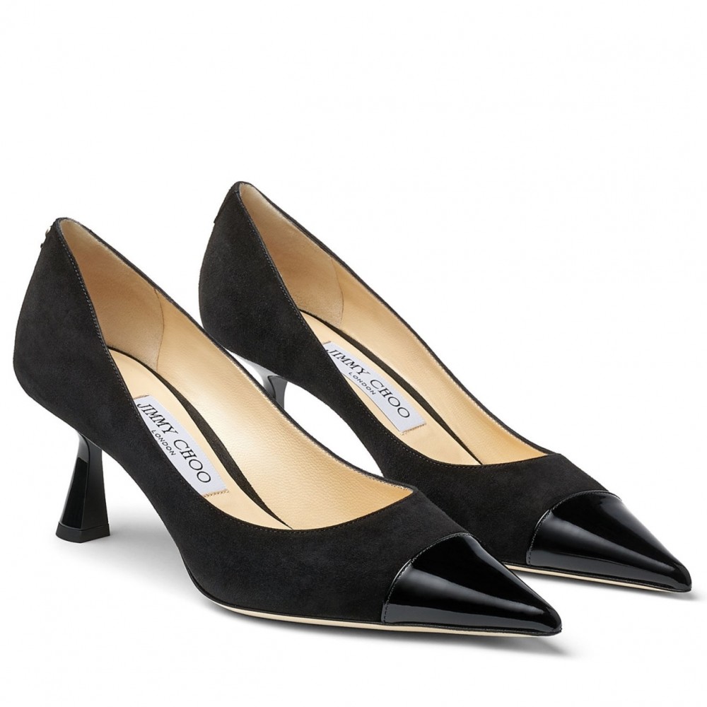 Jimmy Choo Rene 65mm Pumps In Black Suede TDSS13554