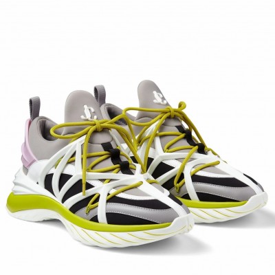 Jimmy Choo Wowen's Cosmos Sneakers in Multicolour Leather TDSS13562