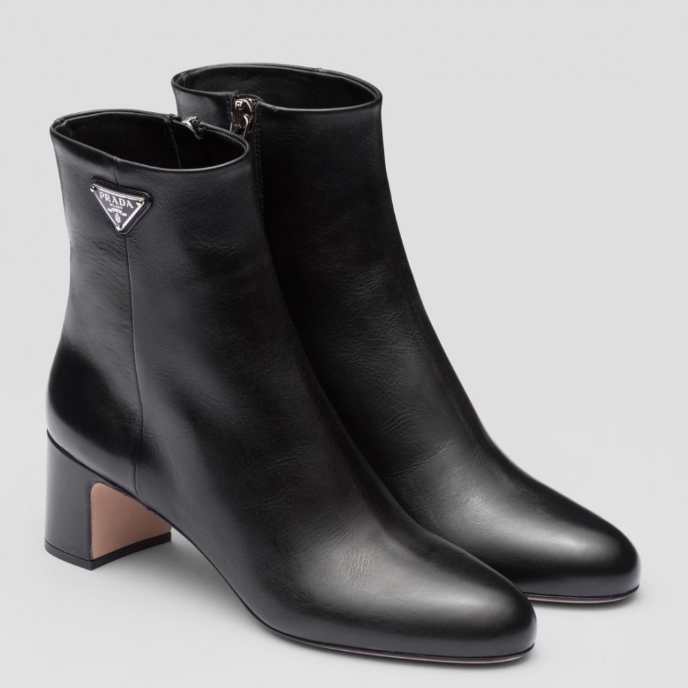 Prada Ankle Boots 55mm in Black Leather TDSS13658