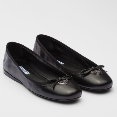 Prada Ballerinas in Black Nappa Leather TDSS13662