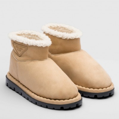 Prada Booties with Shearling TDSS13673