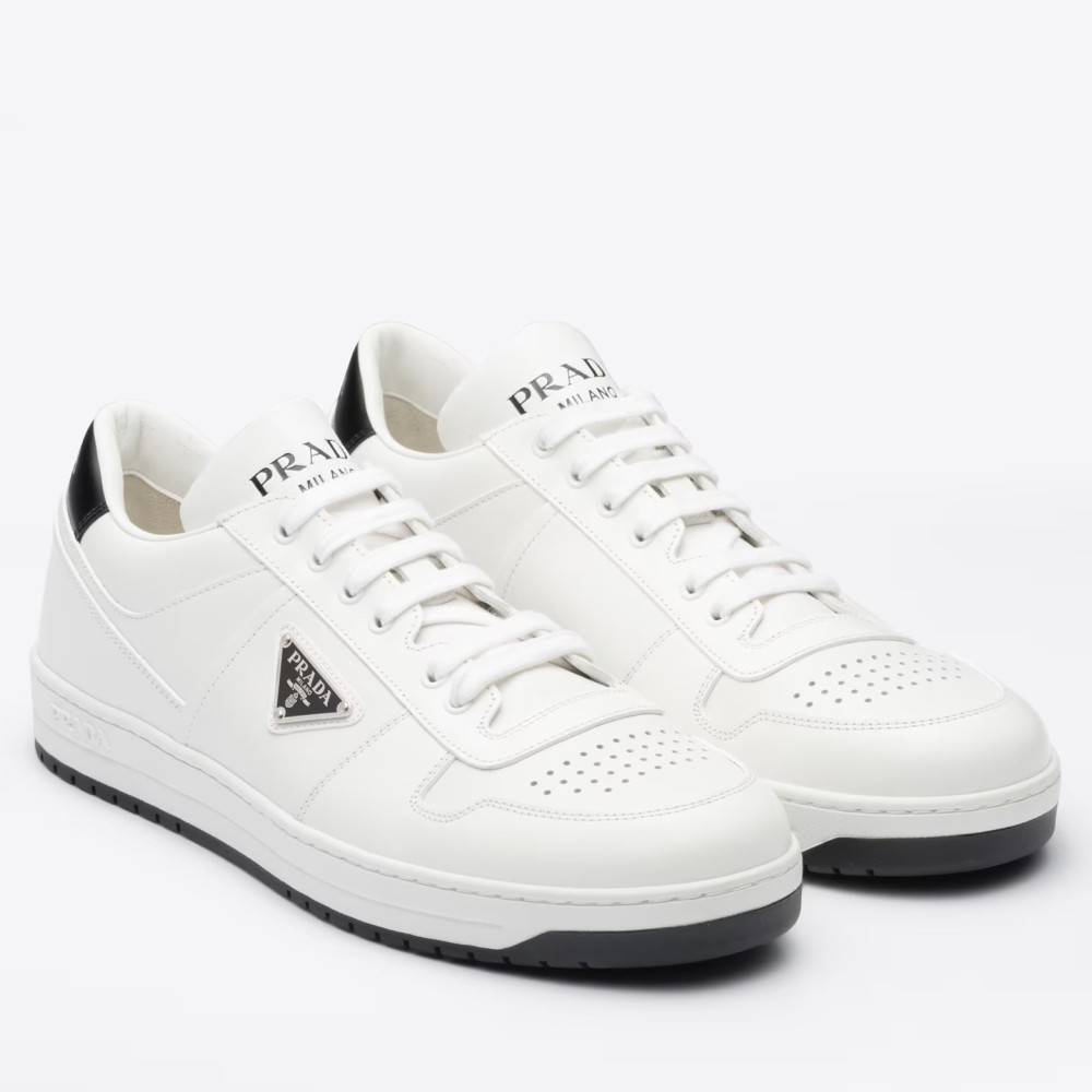 Prada Downtown Sneakers in White Leather TDSS13740