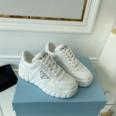 Prada Low-top Sneakers in White Leather TDSS13742