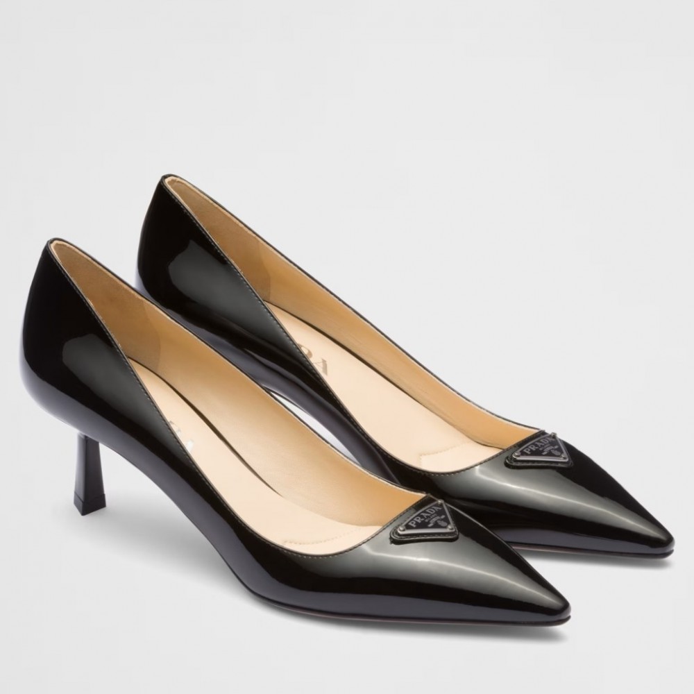 Prada Pumps 55mm in Black Patent Leather TDSS13778