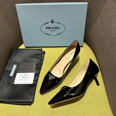 Prada Pumps 55mm in Black Patent Leather TDSS13778