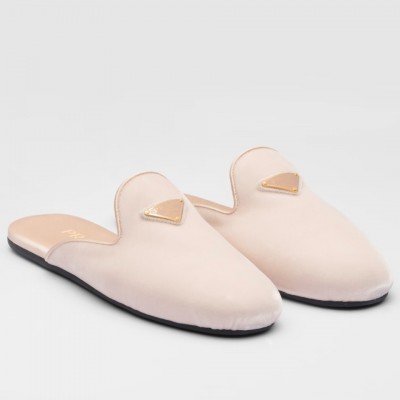 Prada Slippers in Nude Velvet TDSS13869