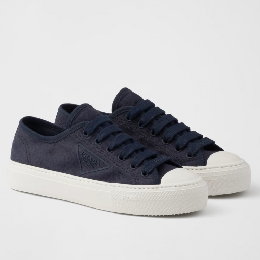 Prada Sneakers in Dark Blue Fabric TDSS13873