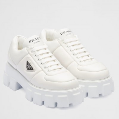 Prada Sneakers in White Padded Nappa Leather TDSS13876