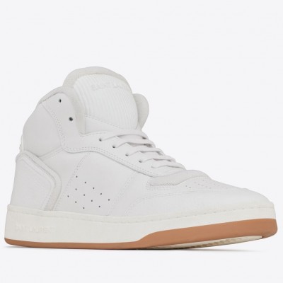 Saint Laurent SL/80 Sneakers in White Leather TDSS13976