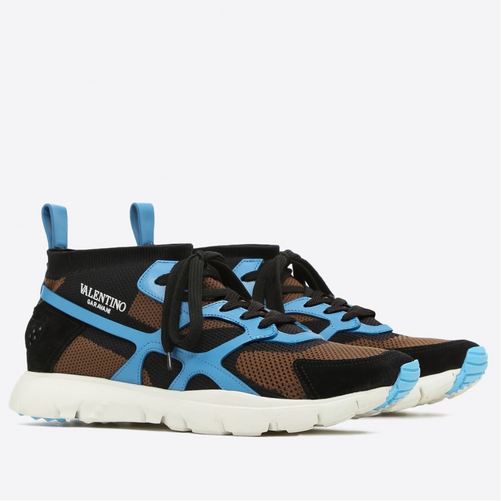 Valentino Garavani Blue Sound High Sneakers TDSS14106