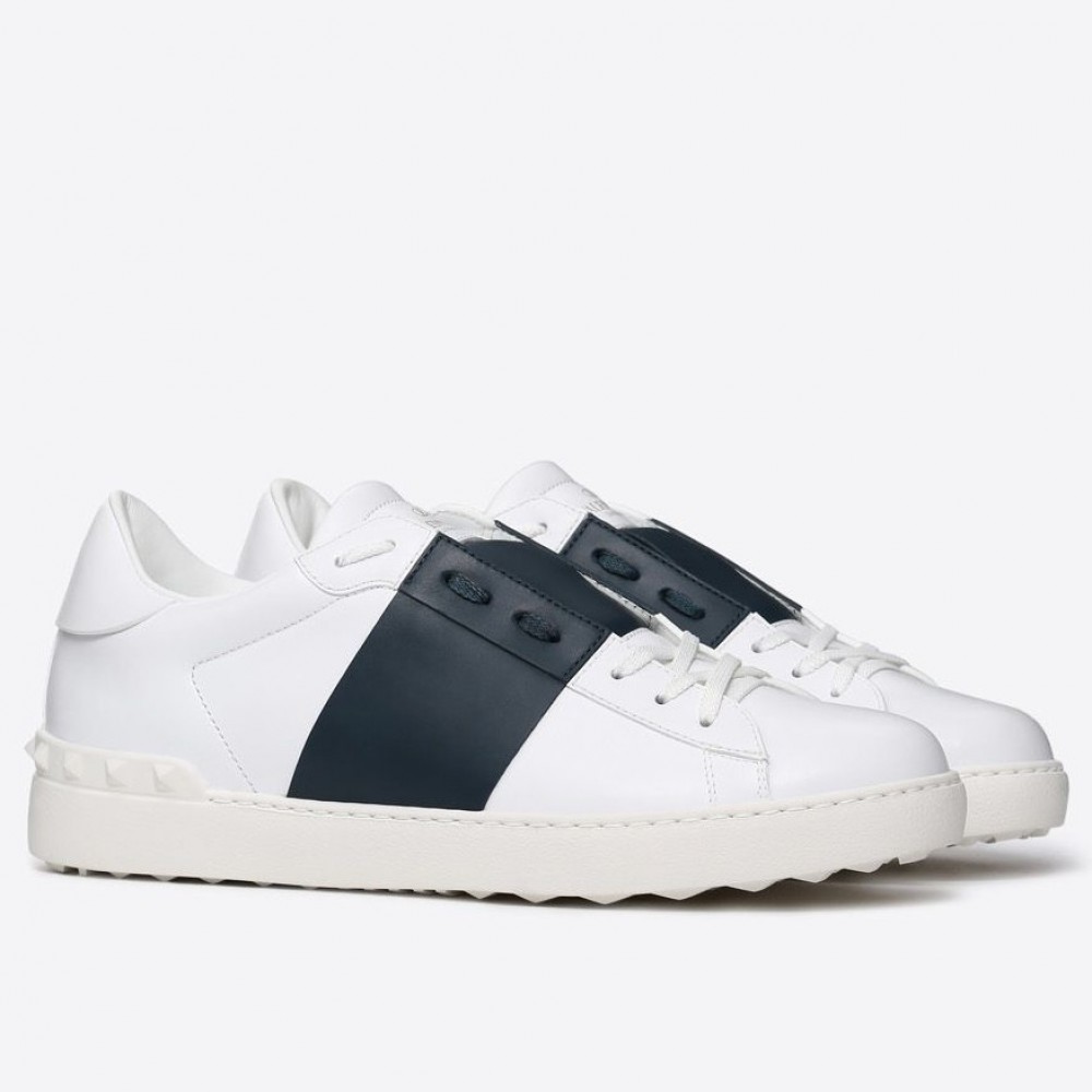 Valentino Garavani Matte Open Sneaker Navy Blue TDSS14111