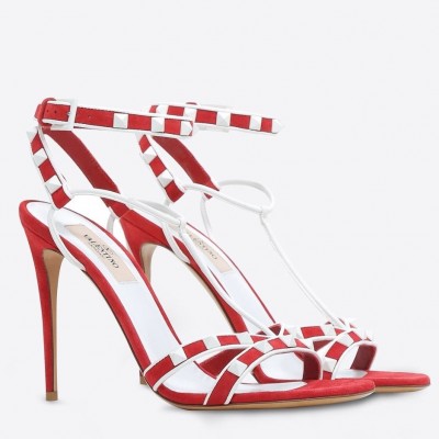 Valentino Garavani Red Free Rockstud 105mm Sandals TDSS14121