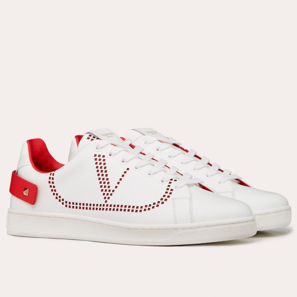 Valentino Backnet VLOGO Sneakers With Red Heel TDSS14149