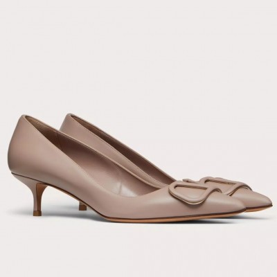 Valentino VLogo Signature Pumps 45mm In Poudre Calfskin TDSS14364