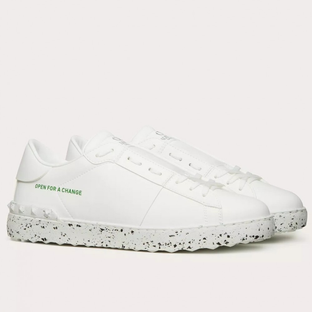 Valentino Open For a Change Sneakers in White Leather TDSS14404