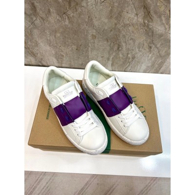 Valentino Open For a Change Sneakers with Purple Stripe TDSS14407