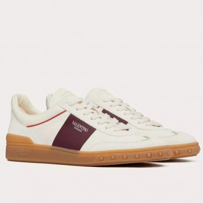 Valentino Upvillage Sneaker in White Suede Leather TDSS14414