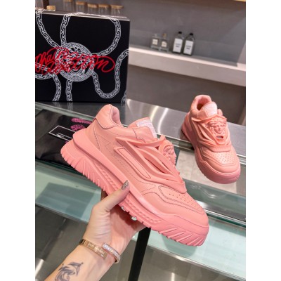 Versace Odissea Sneakers In Pink Leather TDSS14455